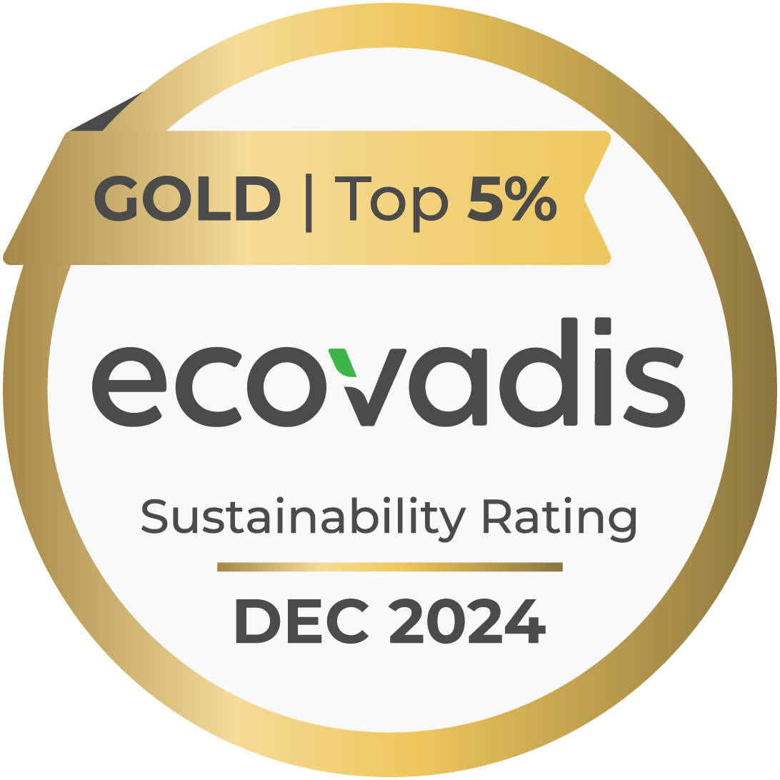 csr Ecovadis gold rating 2023